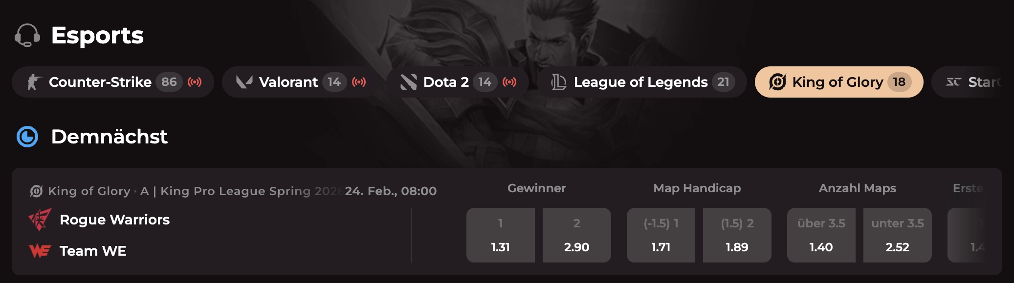Sportwetten Angebote